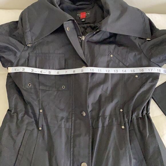 Gallery Petite S Water Resistant Mid Weight Jacket Black Rain Jacket. - Picture 10 of 16